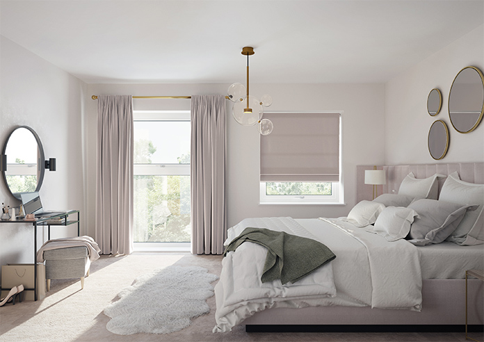 Twilight Lustre, Zinc - Roman Blind - Image 8